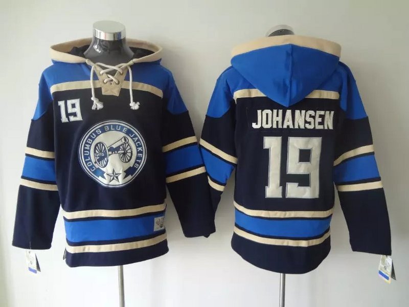 NHL Columbus Blue Jackets #19 Johansen Black Hoodie