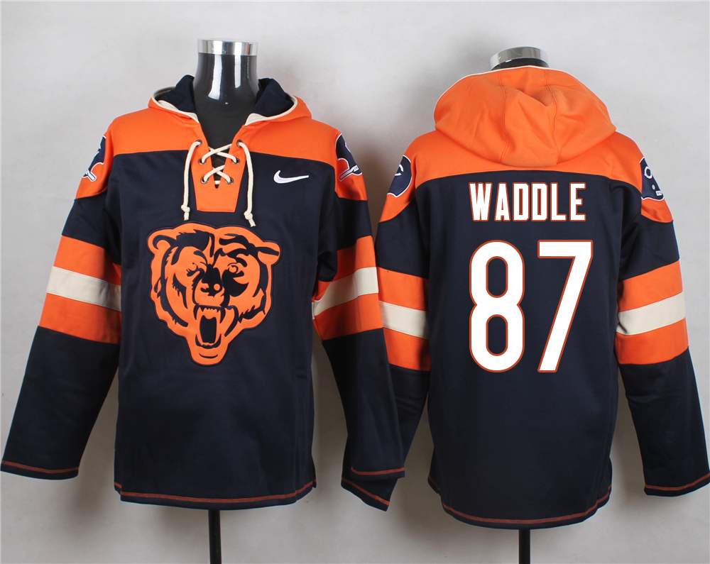 NFL Chicago Bears #83 Waddle Blue Hoodie