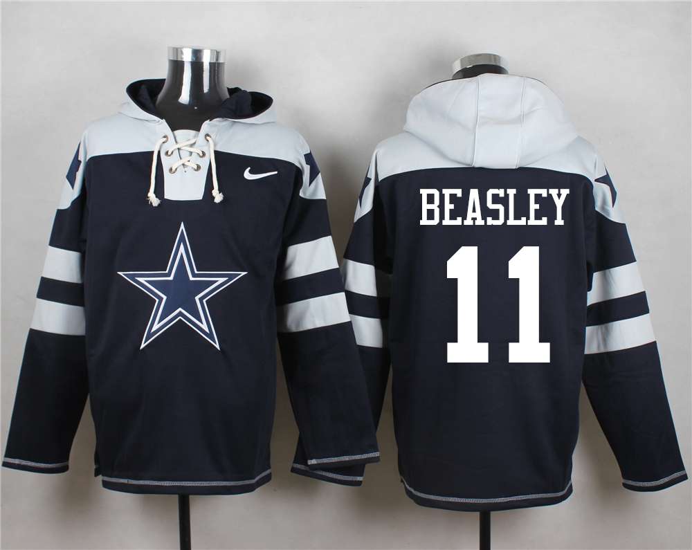 NFL Dallas Cowboys #11 Beasley Blue Hoodie