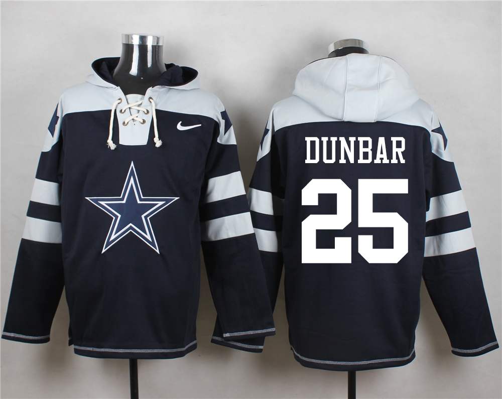 NFL Dallas Cowboys #25 Dunbar Blue Hoodie