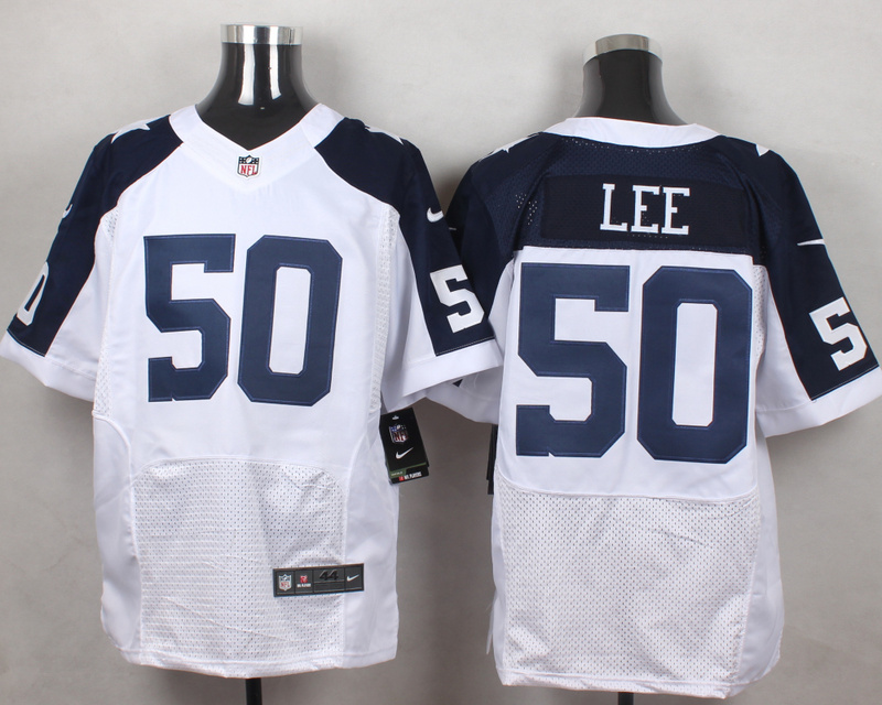 NFL Dallas Cowboys #50 Lee White Thanksgiving Elite Jersey