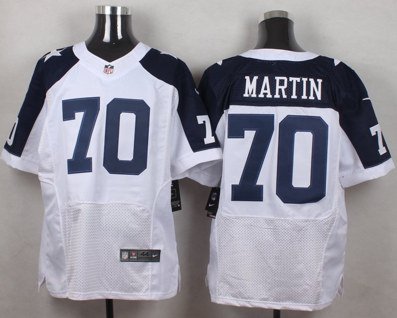 NFL Dallas Cowboys #70 Martin White Thanksgiving Elite Jersey