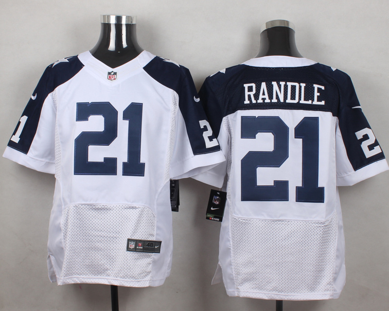 NFL Dallas Cowboys #21 Randle White Thanksgiving Elite Jersey