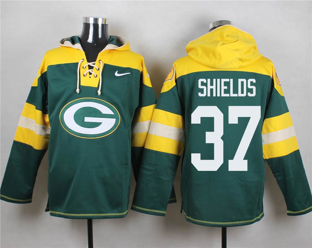 NFL Green Bay Packers #37 Shields Green Hoodie