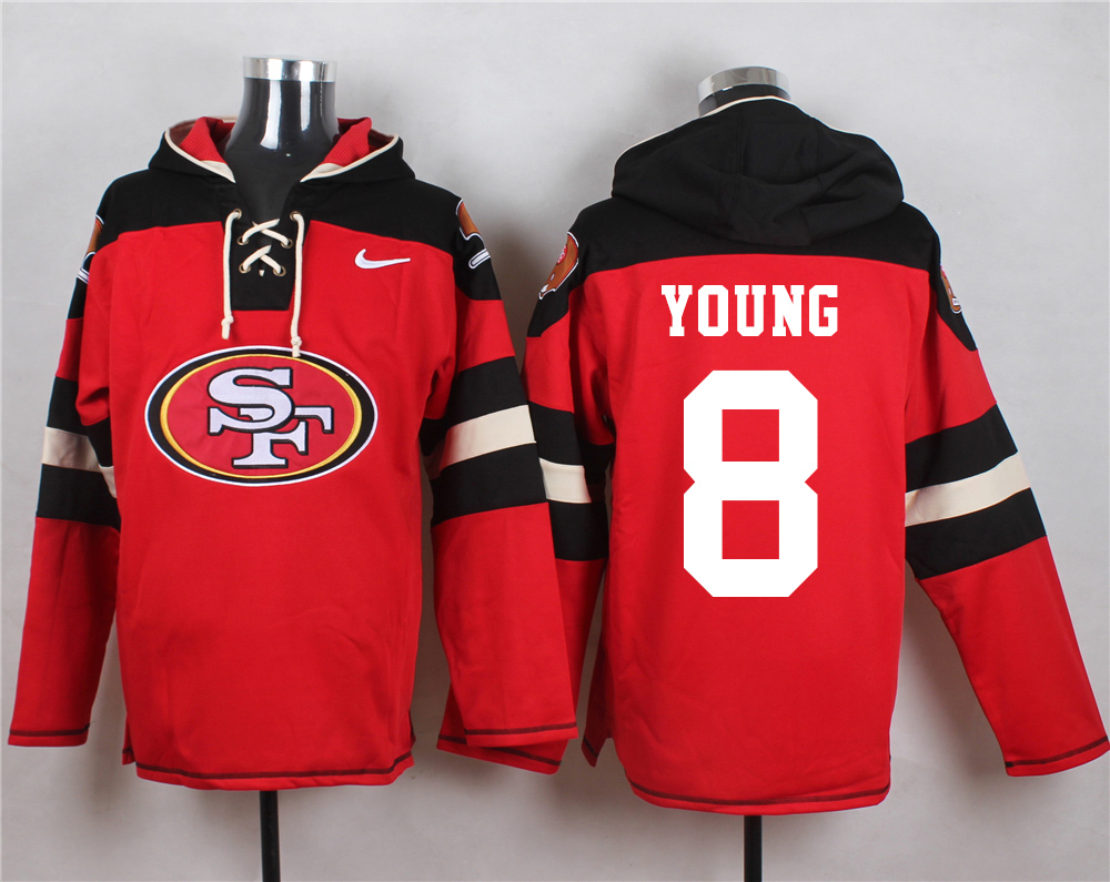 NFL San Francisco 49ers #8 Young Red Hoodie
