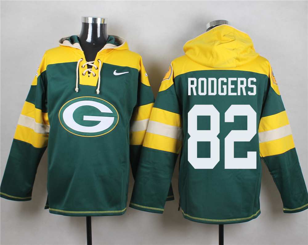 NFL Green Bay Packers #82 Rodgers Green Hoodie