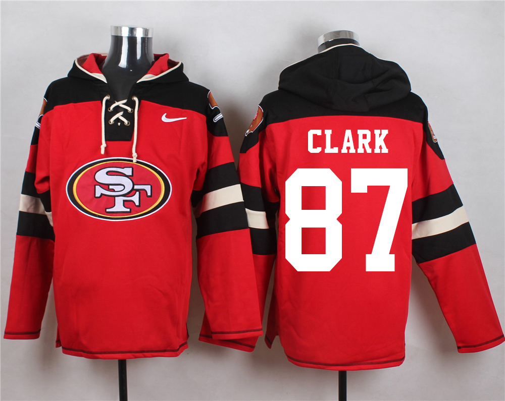 NFL San Francisco 49ers #87 Clark Red Hoodie