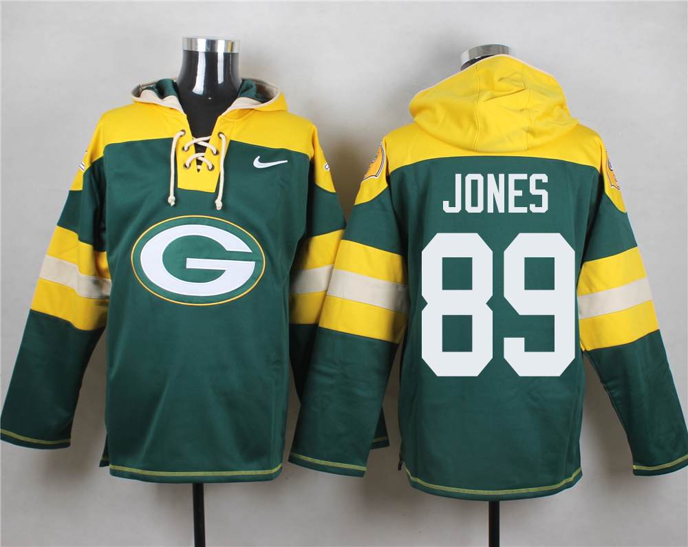 NFL Green Bay Packers #89 Jones Green Hoodie