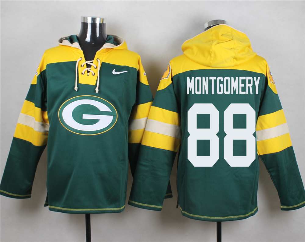 NFL Green Bay Packers #88 Montgomery Green Hoodie