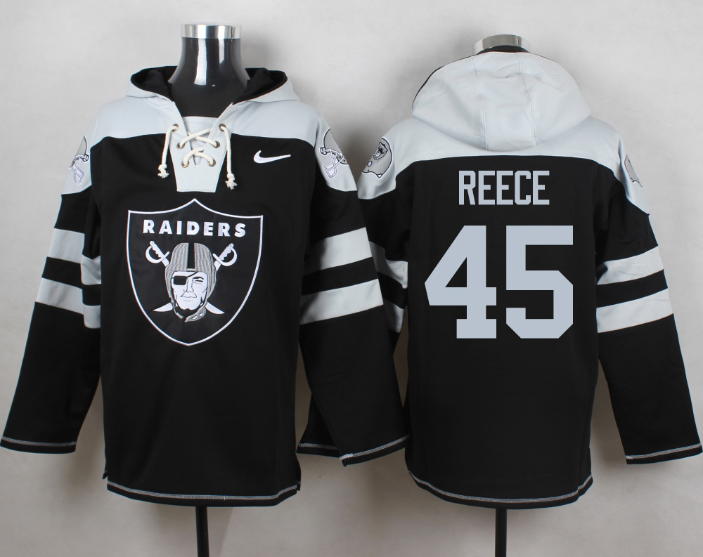 NFL Oakland Raiders #45 Reece Black Hoodie