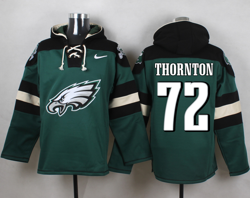 NFL Philadelphia Eagles #72 Thornton Green Hoodie
