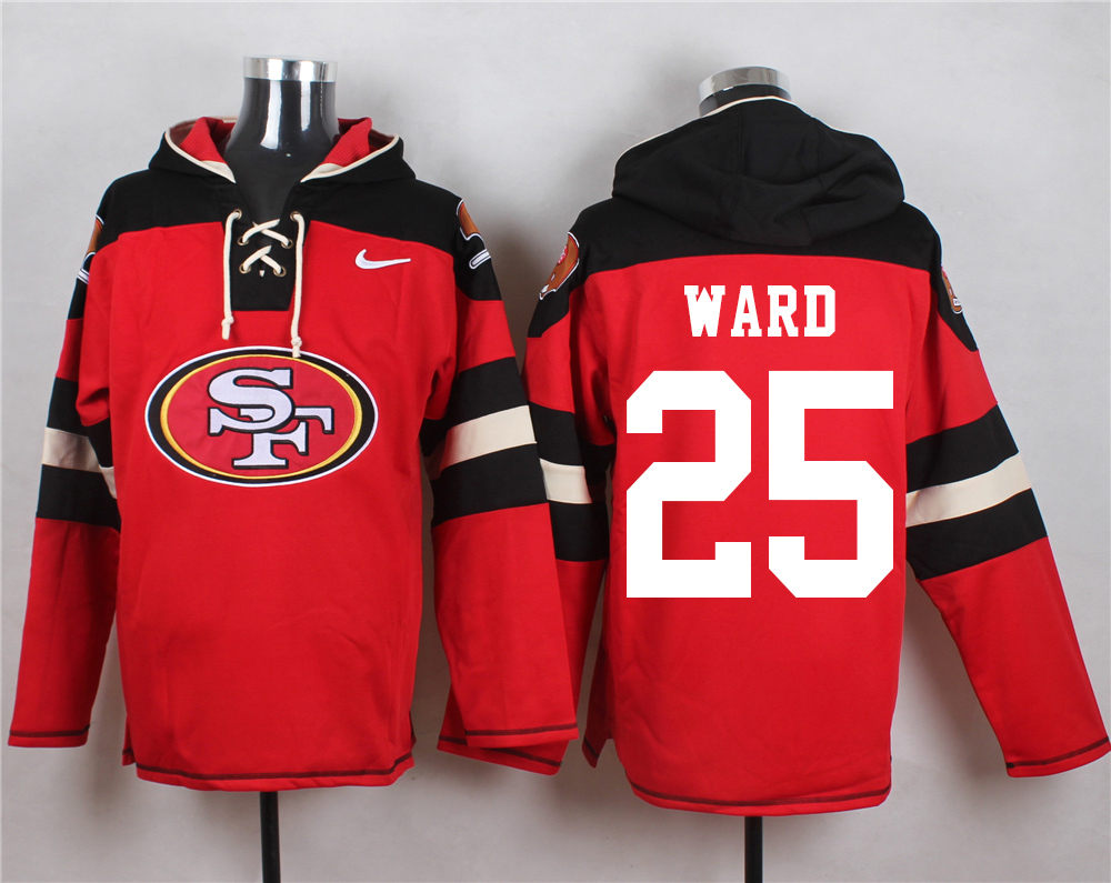 NFL San Francisco 49ers #25 Ward Red Hoodie