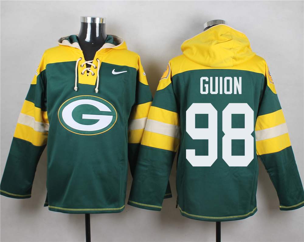 NFL Green Bay Packers #98 Guion Green Hoodie