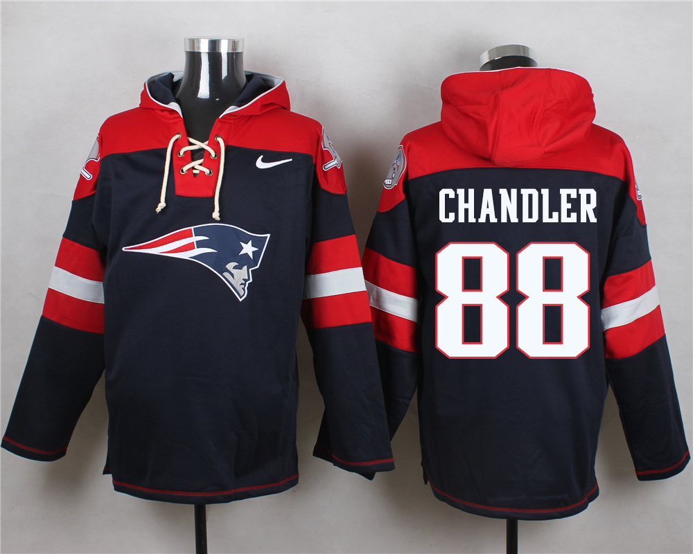 NFL New England Patriots #88 Chandler Blue Hoodie