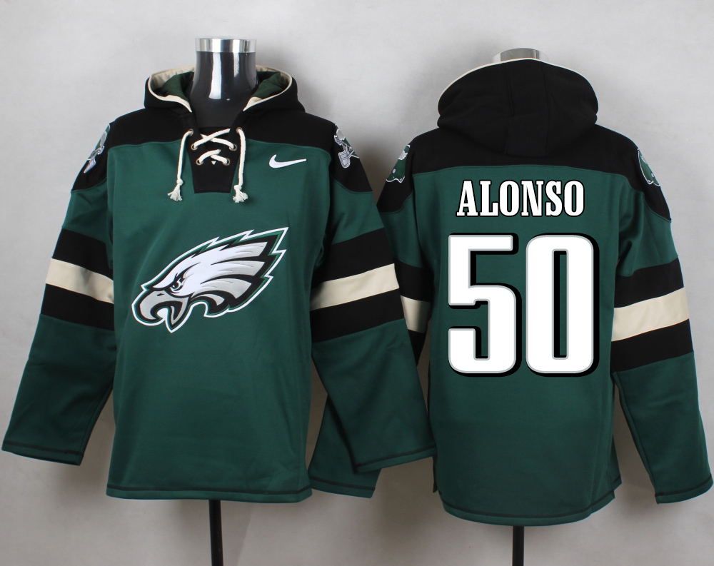 NFL Philadelphia Eagles #50 Alonso Green Hoodie