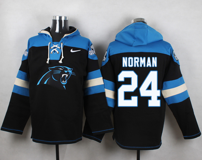 NFL Carolina Panthers #24 Norman Black Hoodie