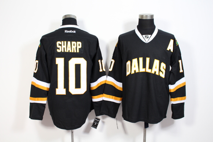NHL Dallas Stars #10 Sharp Black Jersey