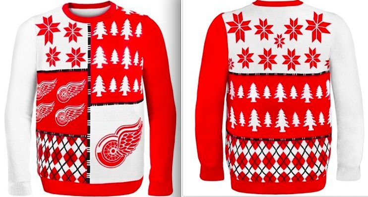 NHL Detroit Red Wings Red Sweater 3