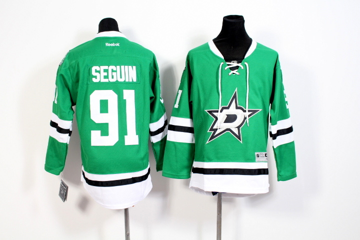 NHL Dallas Stars #91 Seguin Green Youth Jersey