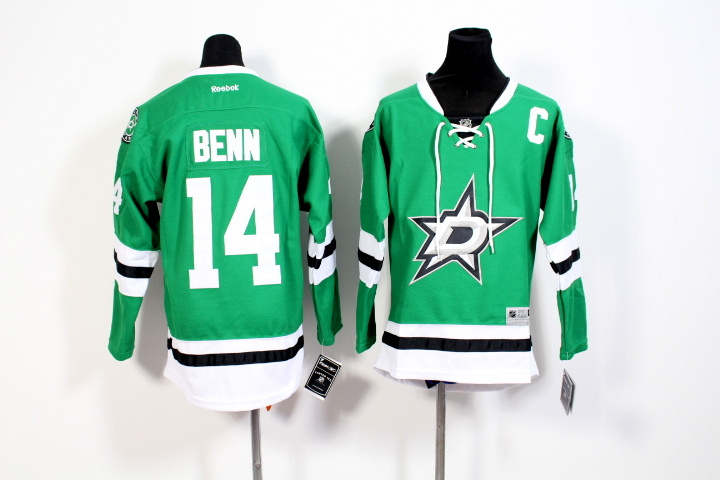 NHL Dallas Stars #14 Benn Green Youth Jersey