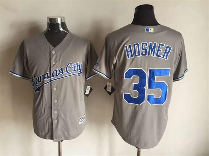 MLB Kansas City Royals #35 Hosmer Grey Jersey