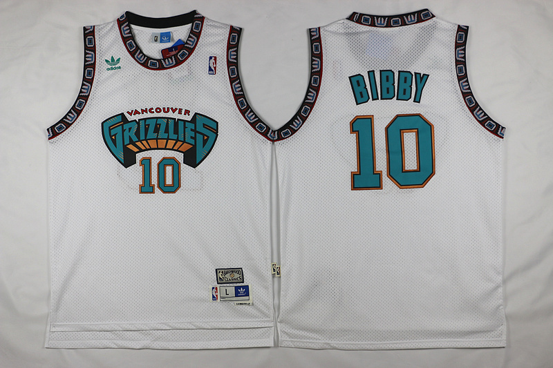 NBA Memphis Grizzlies #10 Bibby White Mesh Jersey