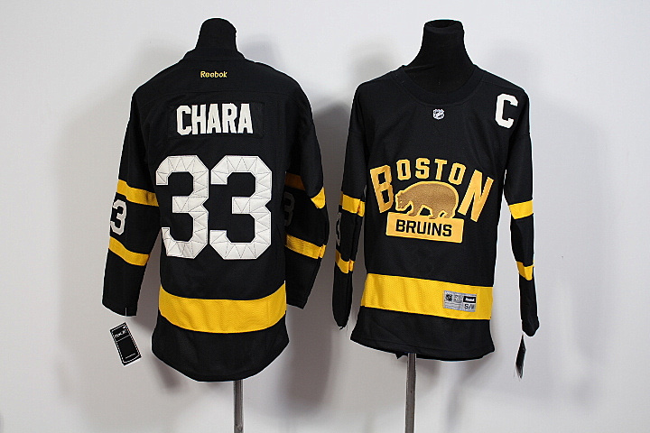 Youth NHL Boston Bruins #33 Chara Black Jersey