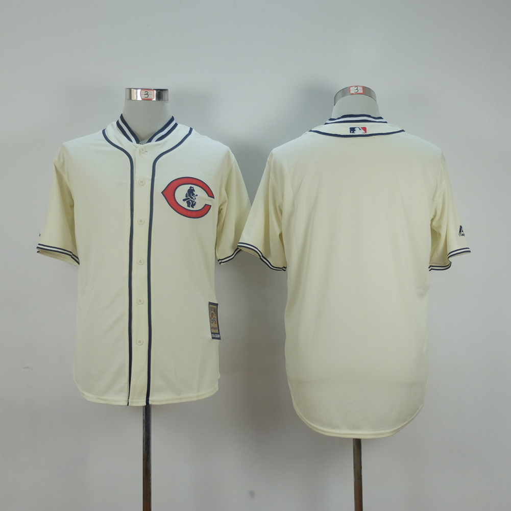 MLB Chicago Cubs  Blank Cream Jersey