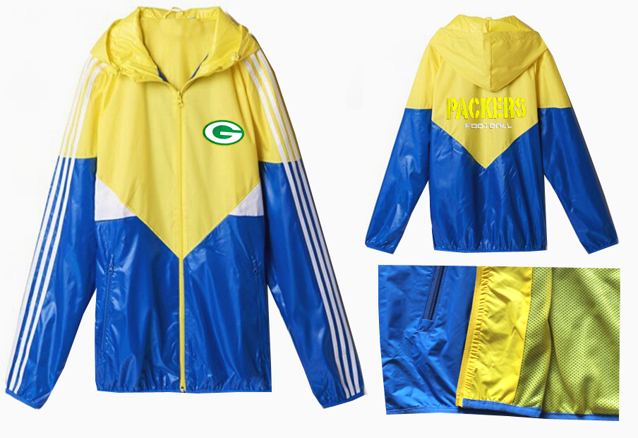 NFL Green Bay Packers Blue Yellow Jacket