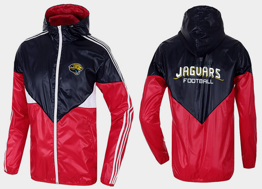 NFL Jacksonville Jaguars Black Red Jacket