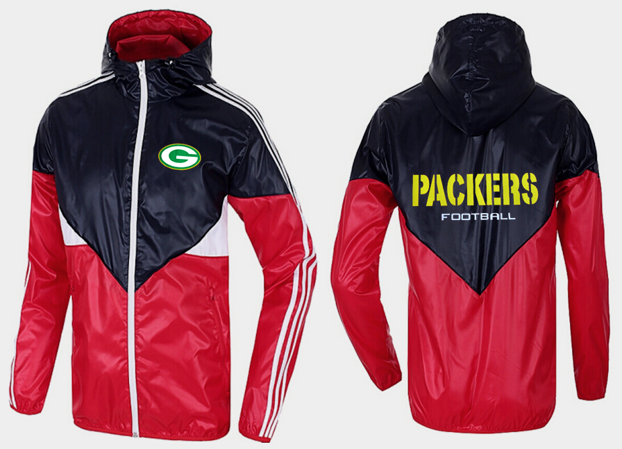 NFL Green Bay Packers Red Black Jacket