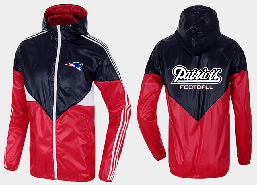 NFL New England Patriots Red Black Jacket