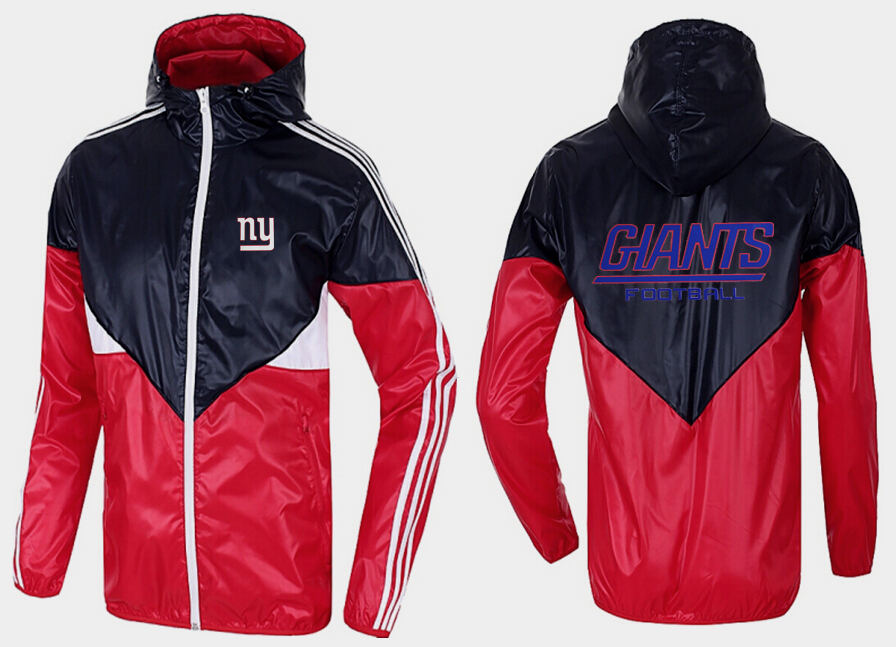 NFL New York Giants Red Black Jacket