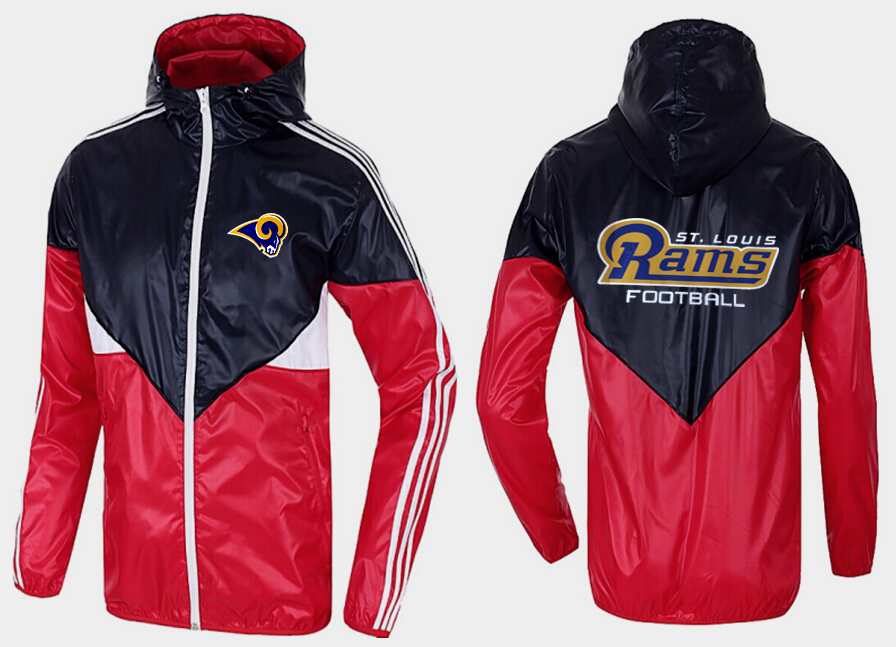 NFL St.Louis Rams Red Black Jacket
