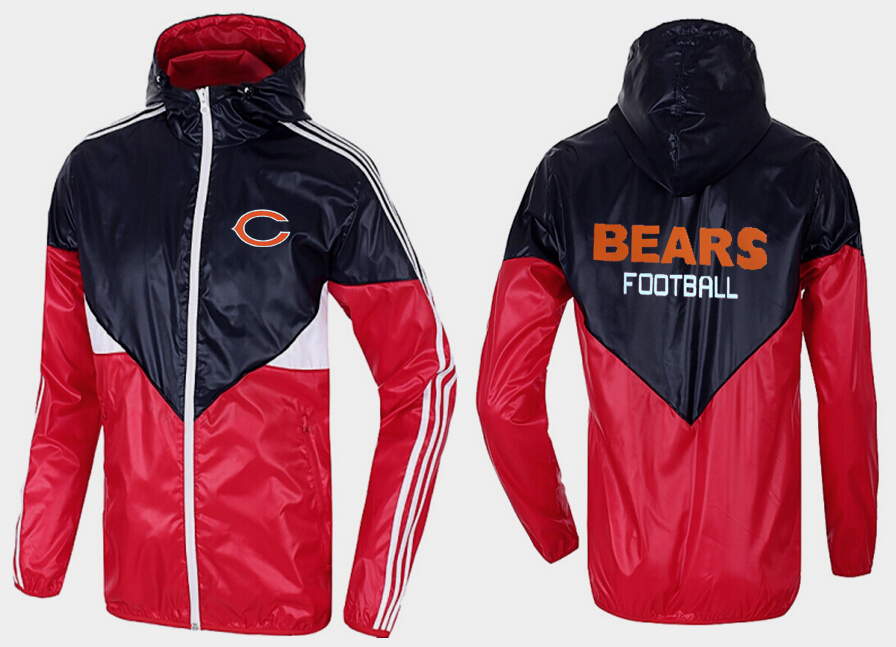 NFL Chicago Bears Red Black Jacket
