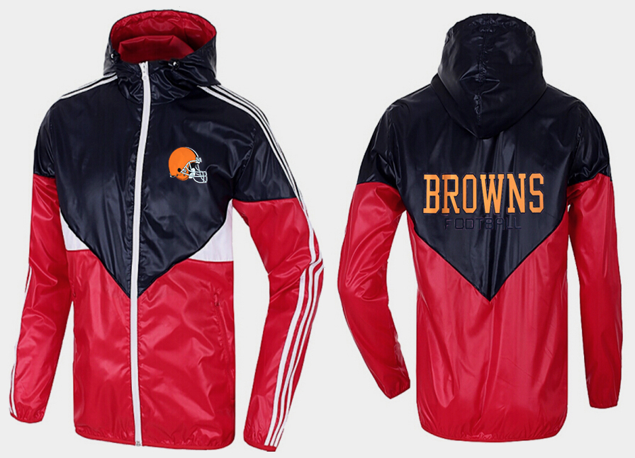 NFL Cleveland Browns Red Black Jacket