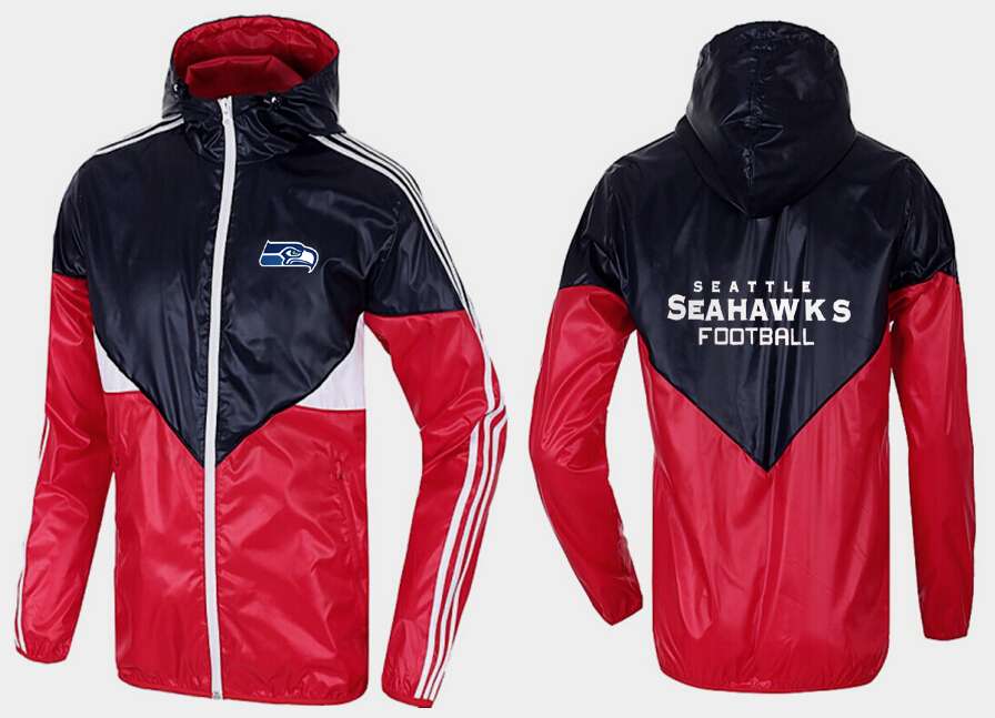 NFL Seattle Seahawks Red Black Jacket