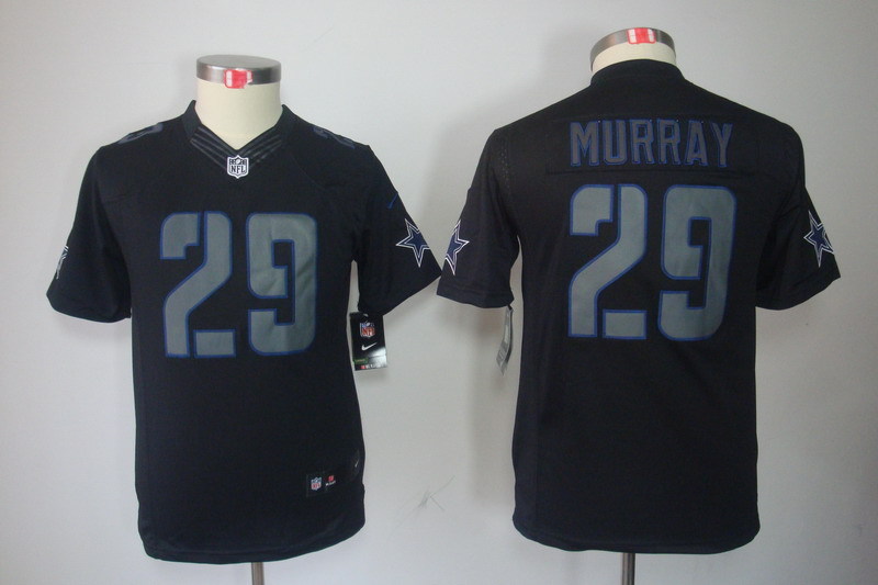 Kidss Dallas Cowboys #29 Murray Impact Limited Black Jersey