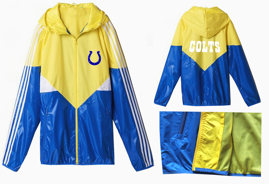 NFL Indianapolis Colts Yellow Blue Jacket