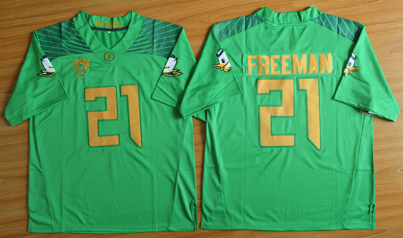 NCAA Oregon Ducks #21 Royce Freeman Football Limited Jersey - Green