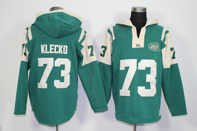 NFL New York Jets #73 Klecko Green Hoodie