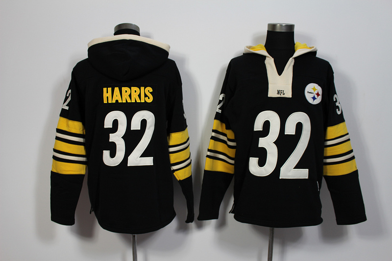 NFL Pittsburgh Steelers #32 Harris Black Hoodie