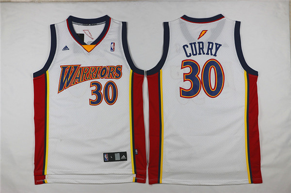 NBA Golden State Warriors #30 Curry New Jersey