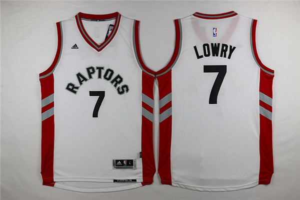 NBA Toronto Raptors #7 Loway White Jersey