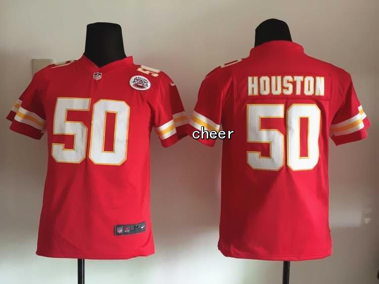 NFL Kansas City Chiefs #50 Houston Red Kids Jersey 