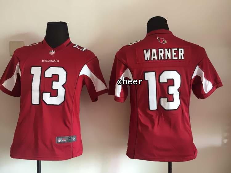 NFL Arizona Cardinals #13 Warner Red Kids Jersey 