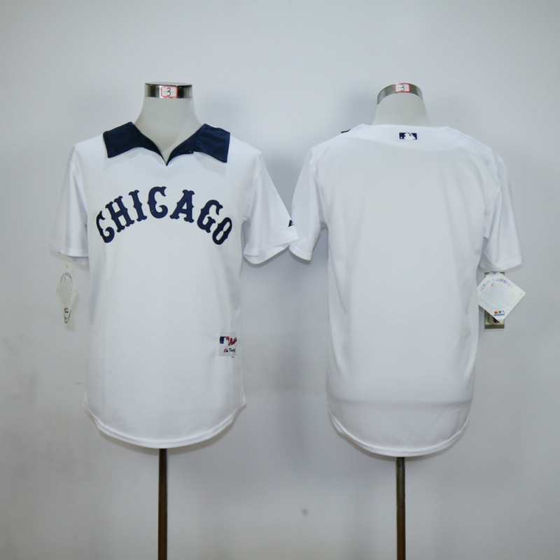 MLB Chicago Cubs Blank White Jersey