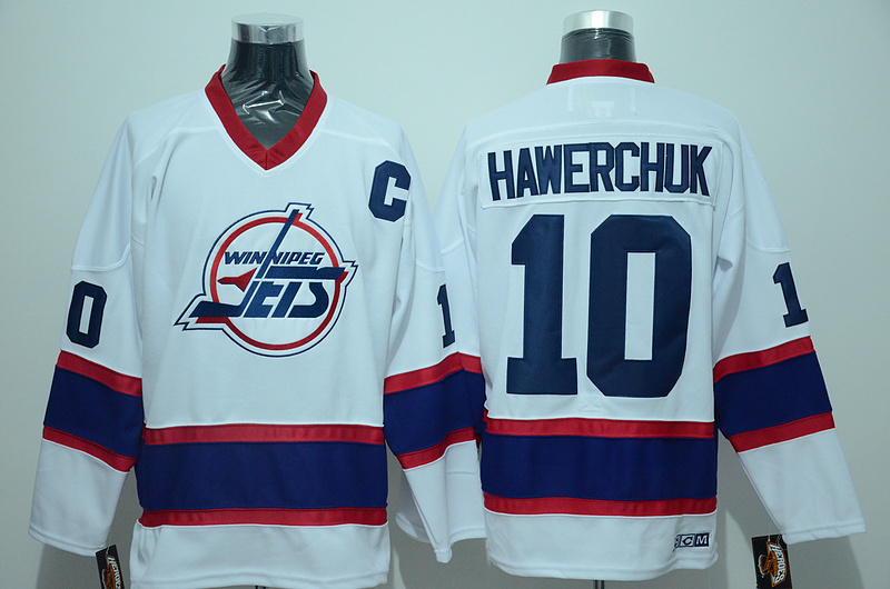 NHL Winnipeg Jets #10 Hawerchuk White Jersey