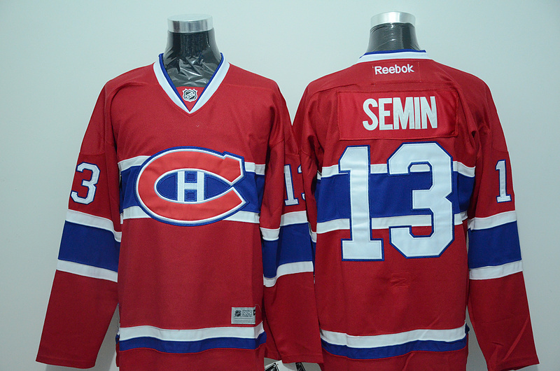 NHL Montreal Canadiens #13 Semin Red jersey