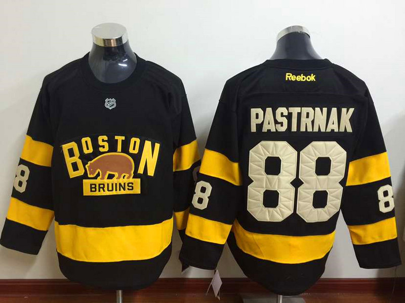 NHL Boston Bruins #88 Pastrnak Black Jersey